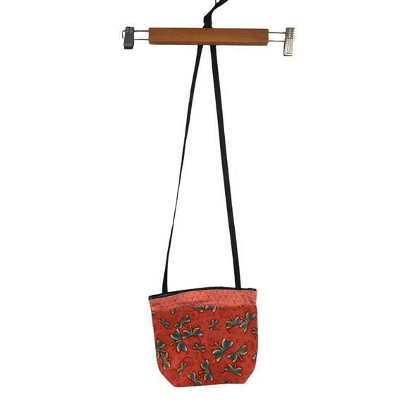 Handmade Dragonfly Bag With Heart Zipper Charm NEW - Picture 9 of 9